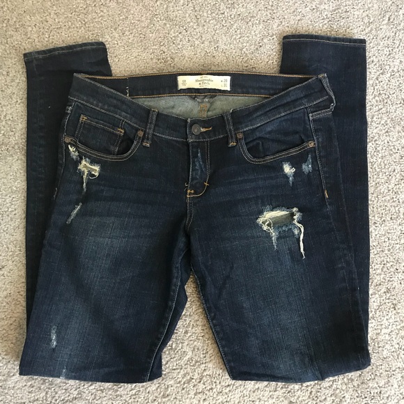 Abercrombie & Fitch Denim - Abercrombie & Fitch destroyed skinny jean